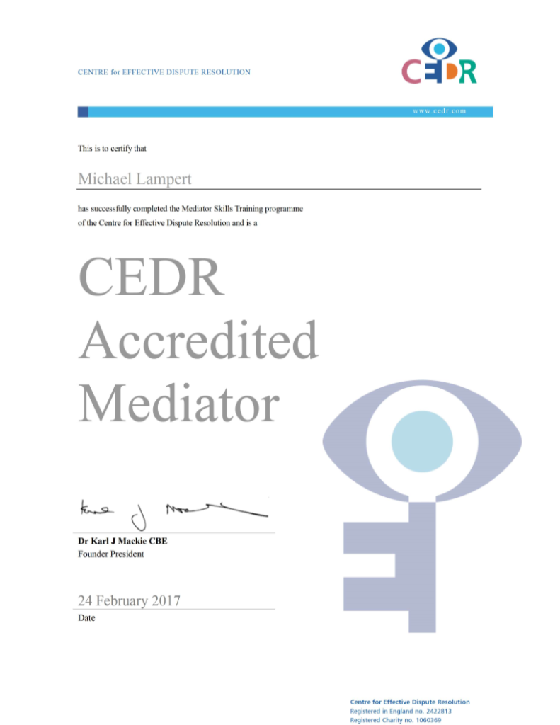 Certificate of Accreditation